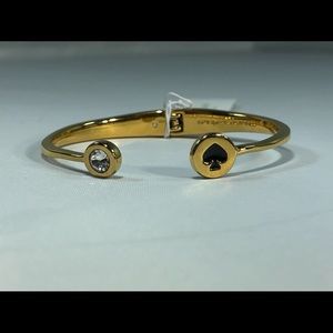 ♠️ KATE SPADE ♠️SPOT THE SPADE OPEN HINGE BRACELET